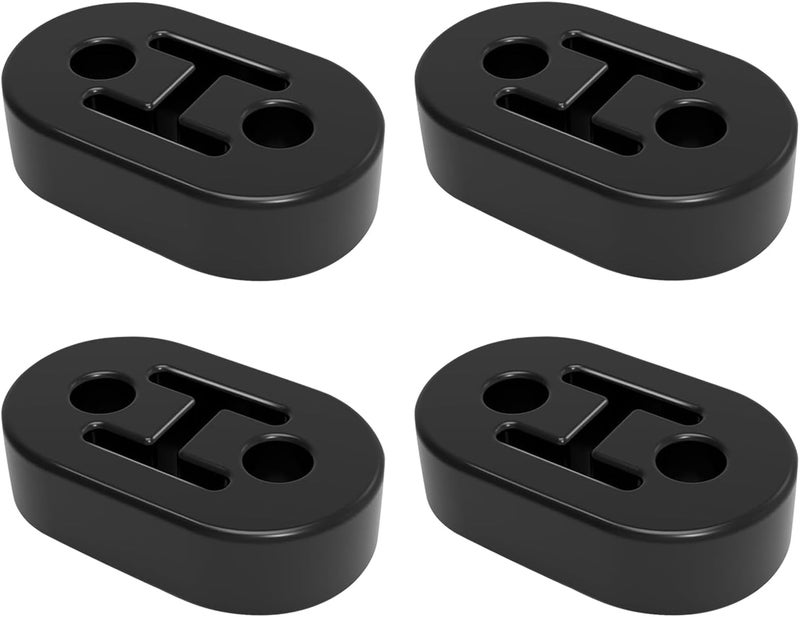 BFXM Exhaust Rubber Hanger, rubber muffler hangers. Rubber Insulator Bushing Mount, rubber exhaust mounts with 2 Holes 0.47 Inch, Universal Fit - Image 1